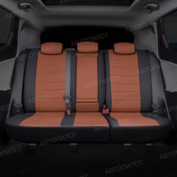 Чехлы Автопилот Экокожа на Лада Ларгус FL 7 мест с 2021+ Чехлы Автопилот Экокожа на Лада Ларгус FL 7 мест с 2021+