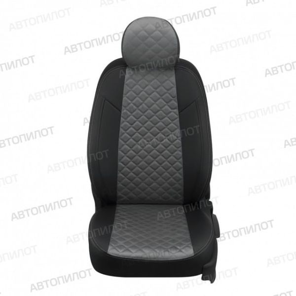 Чехлы Автопилот Алькантара Ромб на Лада Ларгус FL 7 мест с 2021+ Чехлы Автопилот Алькантара Ромб на Лада Ларгус FL 7 мест с 2021+